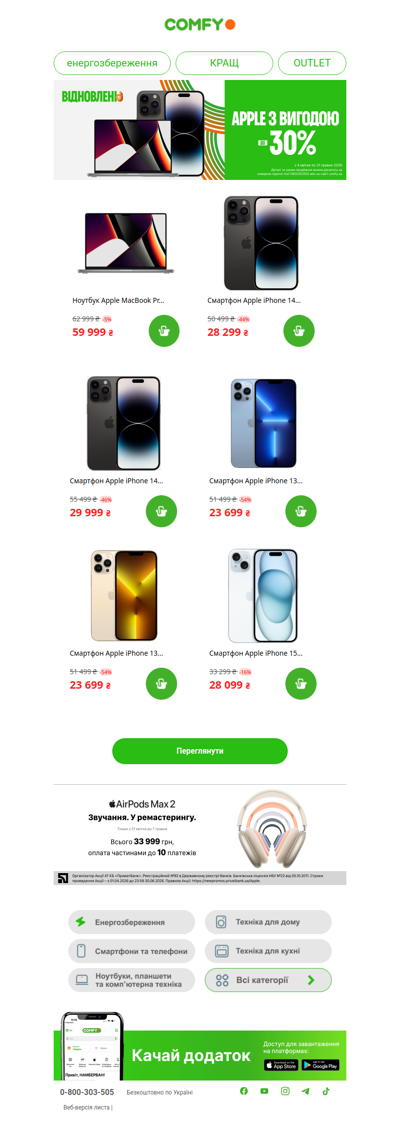 Відновлена техніка Apple💚