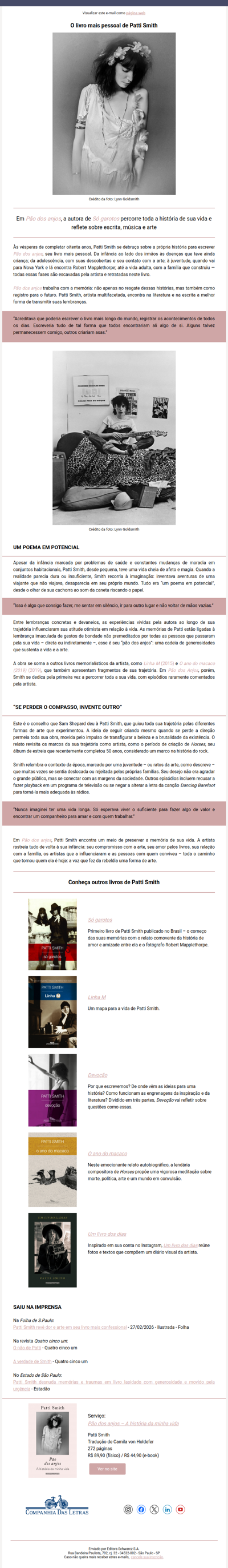 As memórias de Patti Smith