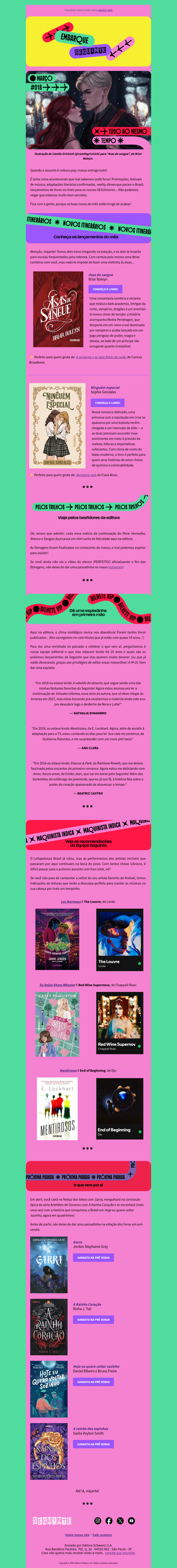 EMBARQUE SEGUINTE 🚇 Tudo ao mesmo tempo