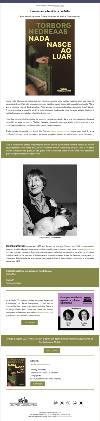 Conheça Nada nasce ao luar