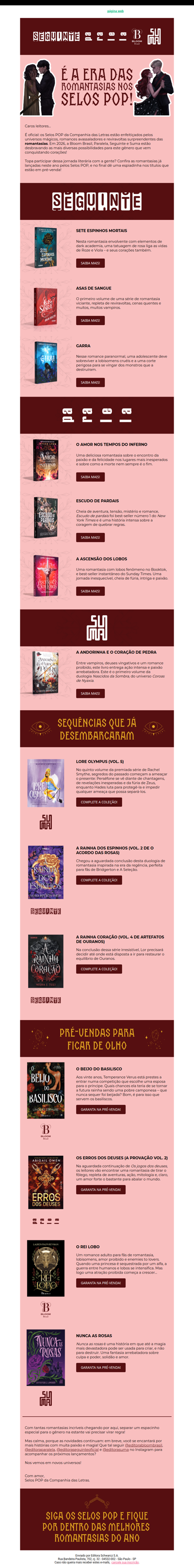 ROMANTASIAS ✨ Novidades do gênero que vão te encantar