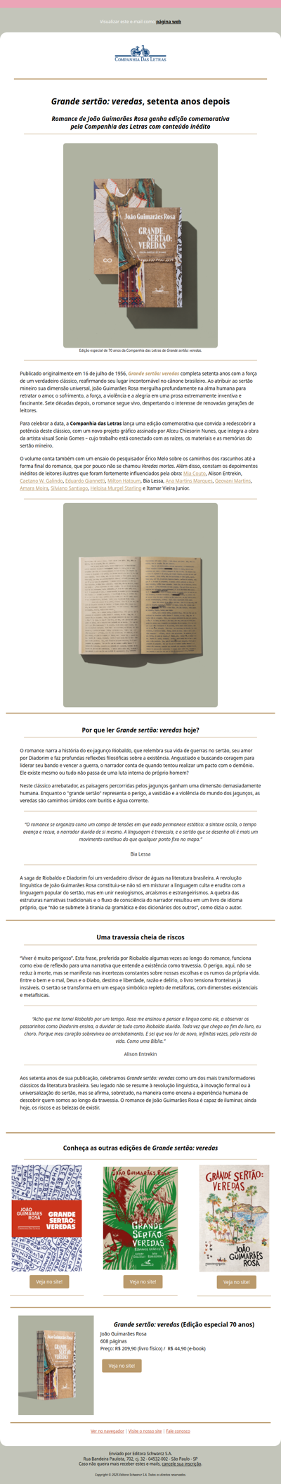 70 anos de “Grande sertão: veredas”