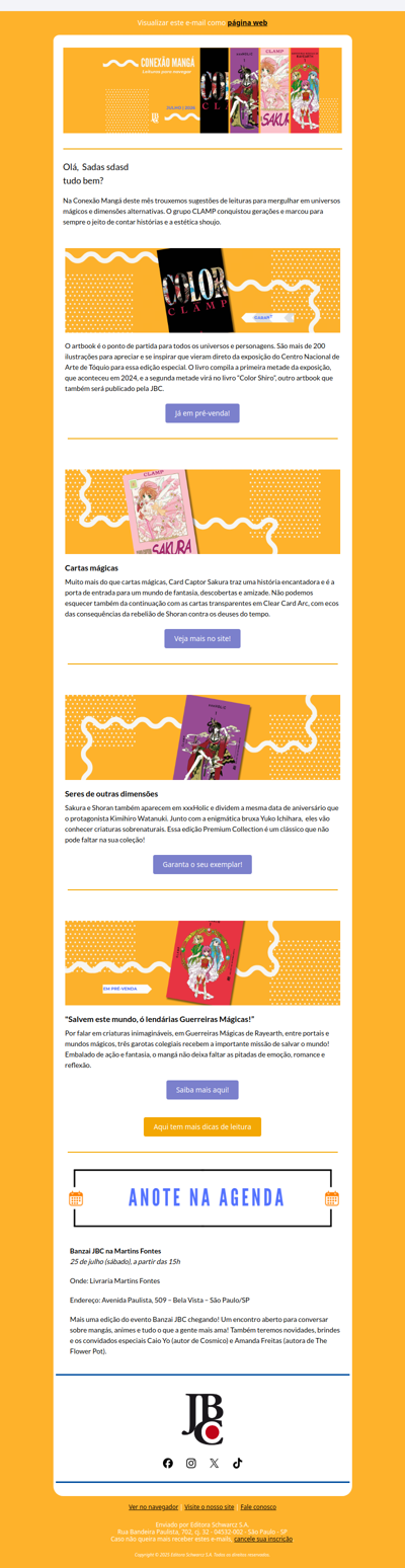 Conexão Mangá no mundo da magia!