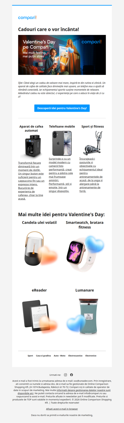 Surpriză de Valentine's Day: Cadoul perfect pentru ea! ❤️