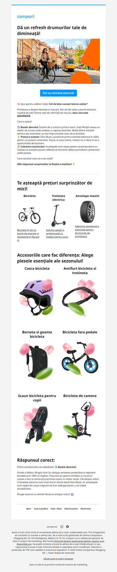 🚲 Ce legătură are zborul cu bicicleta ta?