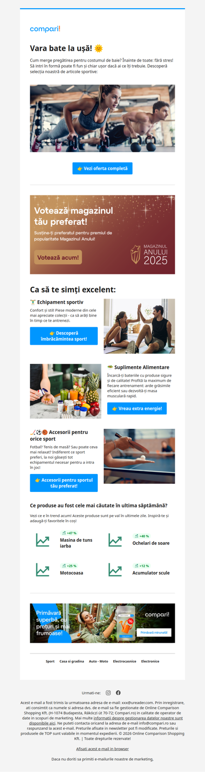 🌞 Vine vara! Cum stai cu forma fizică? 🏖️