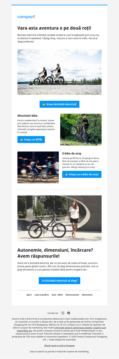 Ce biciclete electrice sunt pe val? 🚴