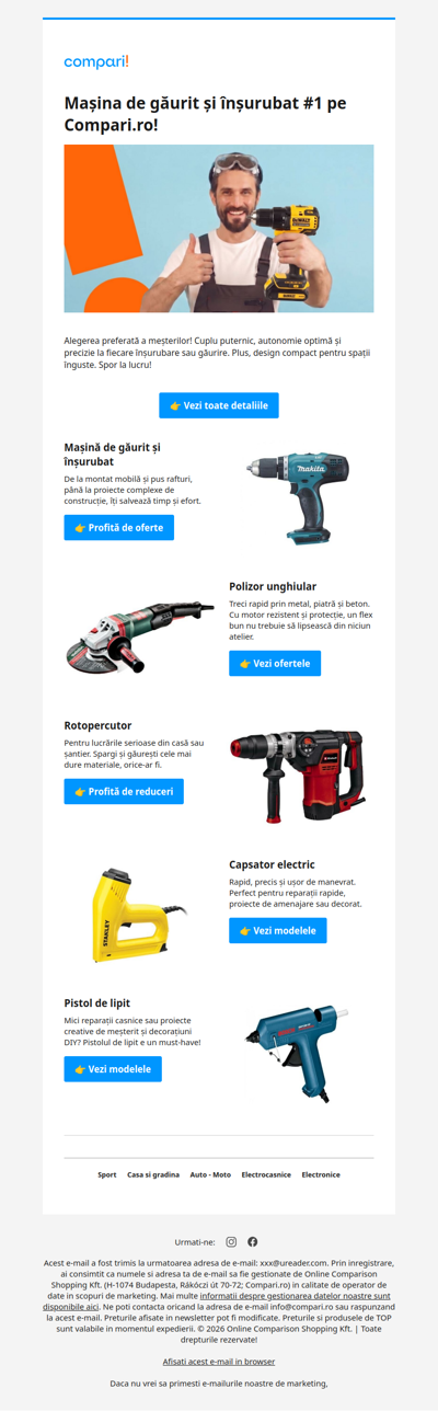 Ai proiecte noi? Avem sculele! 🛠️