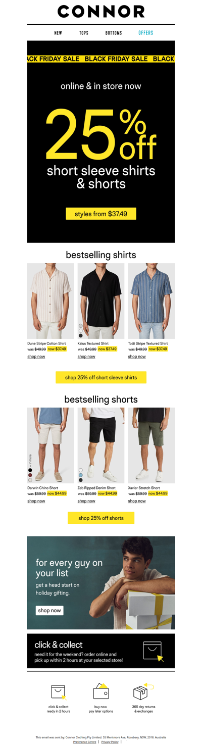 Get 25% Off Shorts & Short Sleeve Shirts