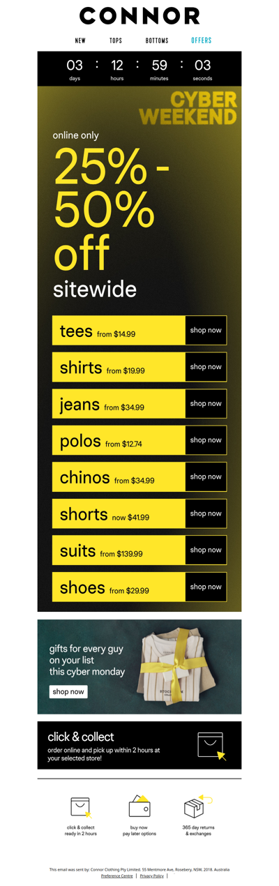 Cyber Weekend Starts Now!