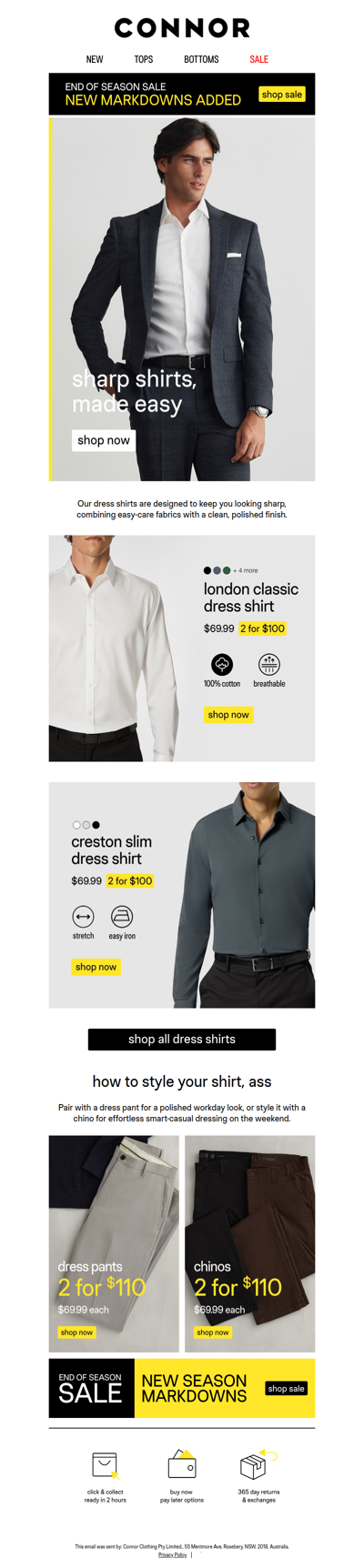 Sharp Shirts, Made Easy