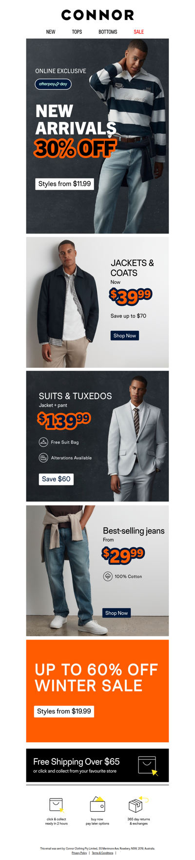 Save 30% Off All New Arrivals!