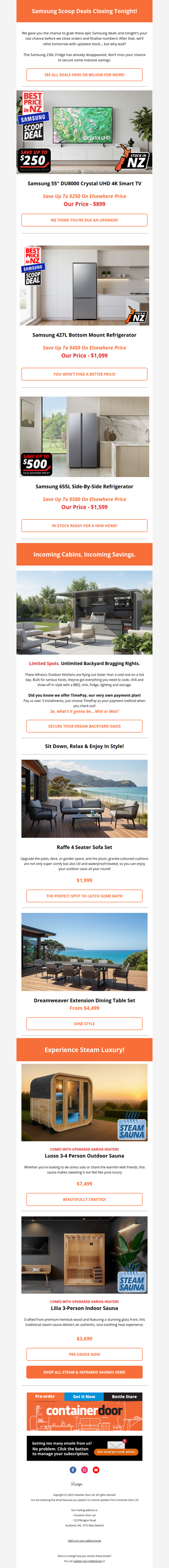 Samsung Scoop Deals Closing Tonight..