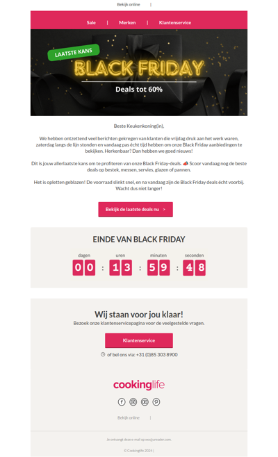 Vooruit dan: laatste kans Black Friday Deals