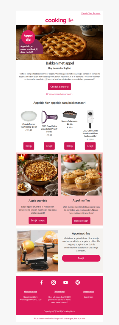 Bak je keuken warm met appels! 🥧