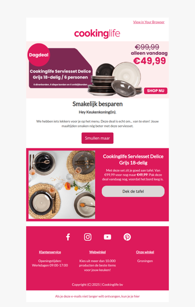 Smullen begint bij deze dagdeal 🍽️