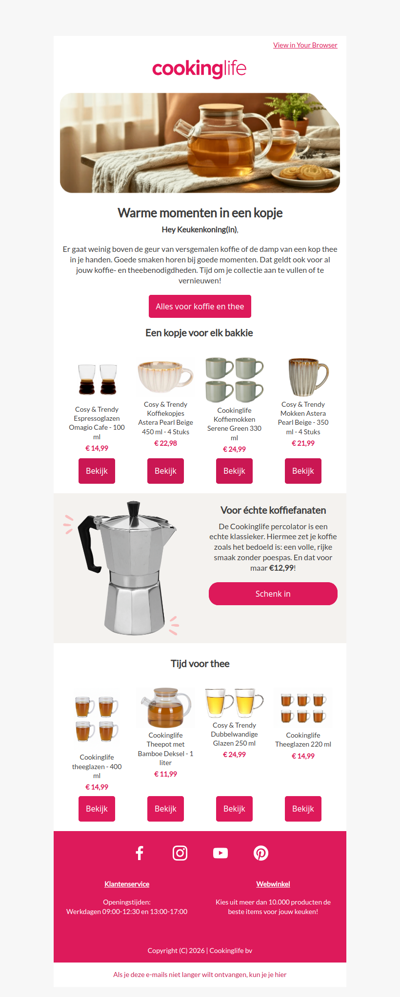 Voor de liefhebber van koffie én thee ☕🫖