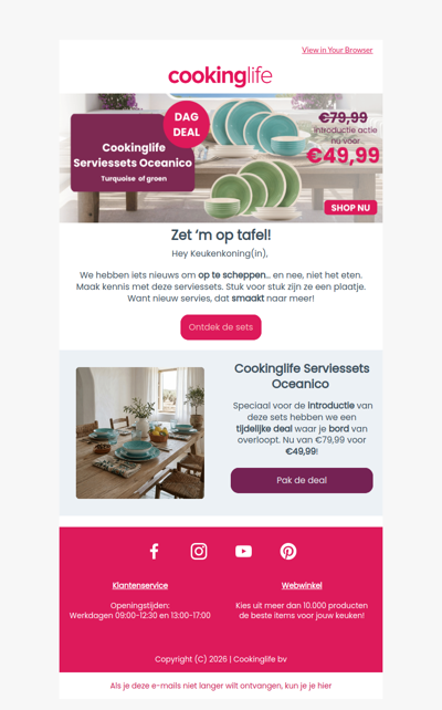 🍴 Vandaag op tafel: een deal om van te smullen!