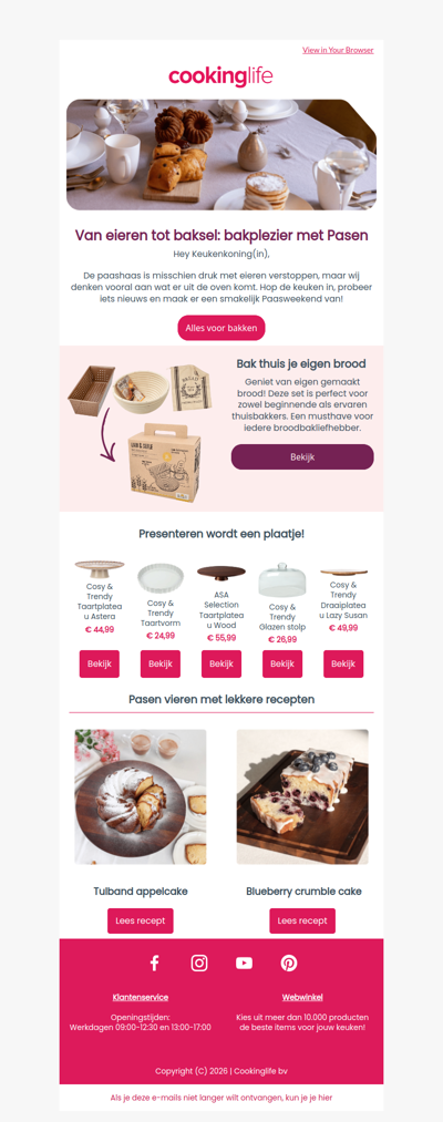 Huppel de keuken in: bakken met Pasen 🐰