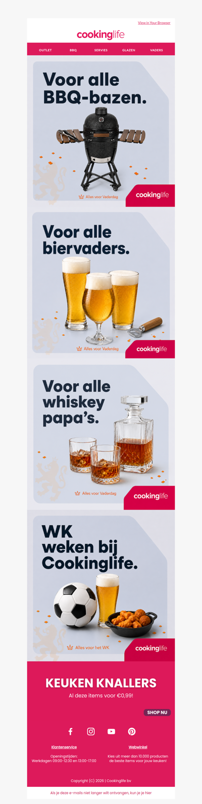 BBQ baas? Bier liefhebber of Whiskey fan?