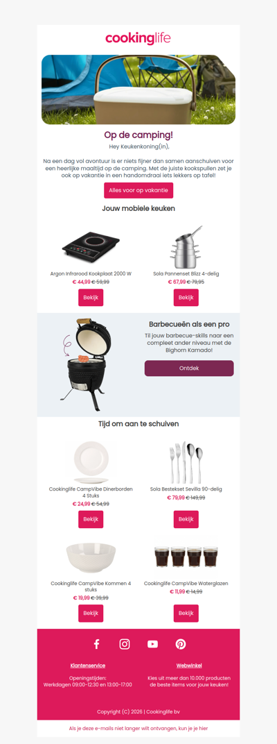 Maak van iedere campingmaaltijd een feestje ☀️