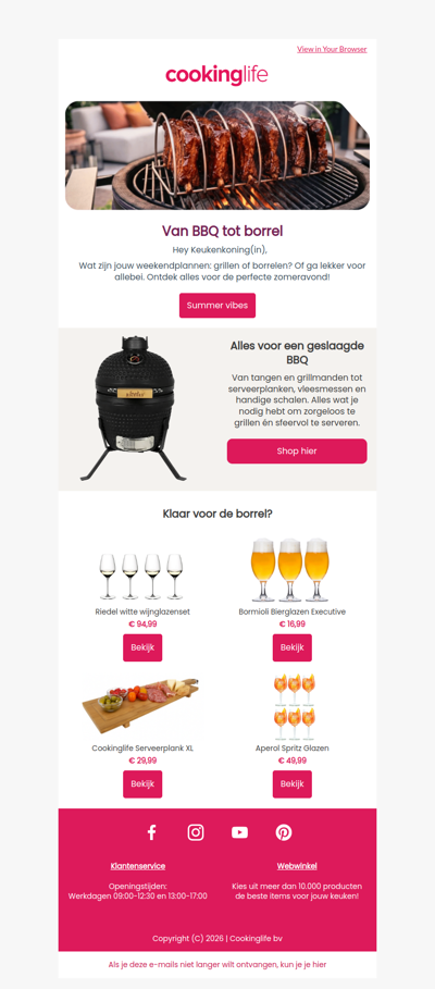 Tijd voor BBQ & borrel! 🔥