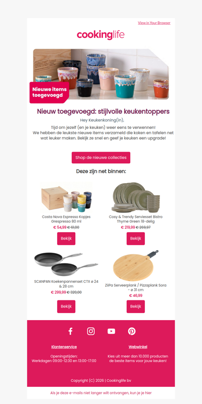 Onze nieuwste keukentoppers zijn binnen! 🔥