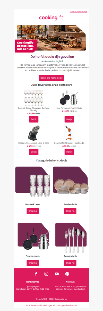 🍂 Laat deze herfstdeals niet wegwaaien