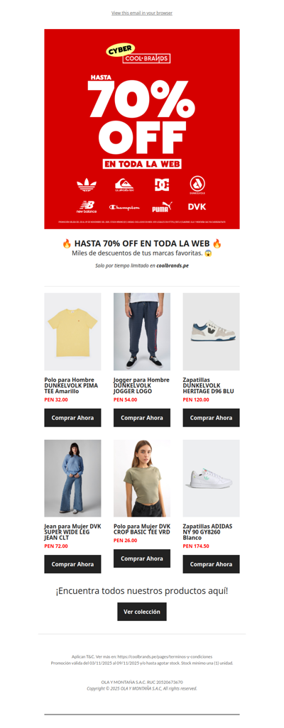 HASTA 70% OFF | CYBER COOLBRANDS⏰