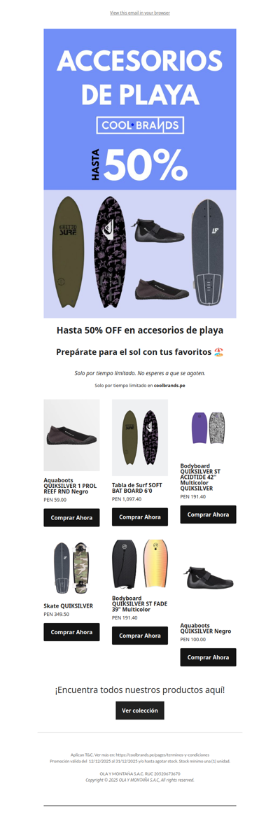 HASTA 50% OFF EN ACCESORIOS DE PLAYA🏖️ | COOLBRANDS⏰