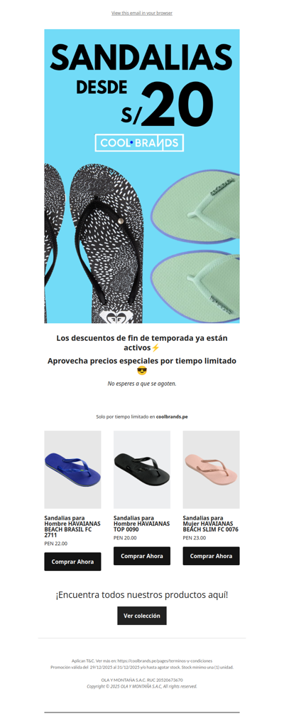 ÚLTIMOS DESCUENTOS DE LA TEMPORADA| COOLBRANDS⏰