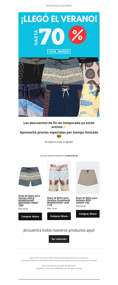 ÚLTIMOS DESCUENTOS DE LA TEMPORADA| COOLBRANDS⏰