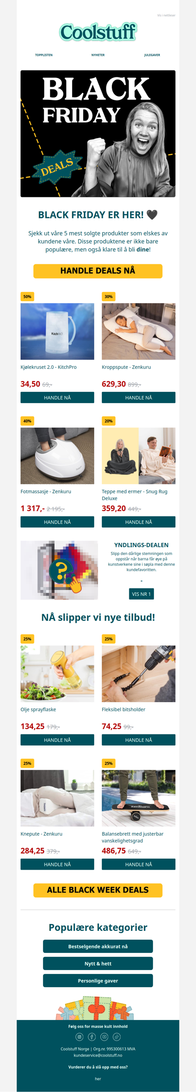 Black Friday: Ukens 5 bestselgere – klikk for å avsløre nr. 1! ✨