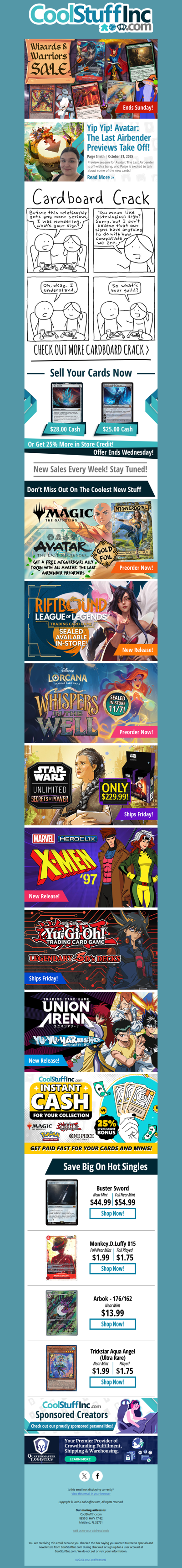 Wizards & Warriors Sale Begins! Riftbound is Here! Preorder New MTG and Lorcana, and More!