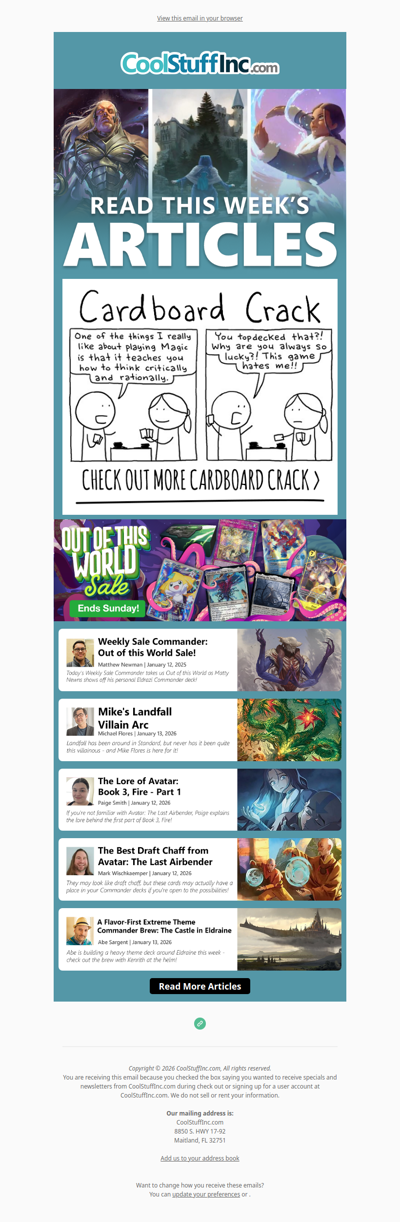 This Week’s Featured Articles + 🚀 An Out-of-This-World Sale