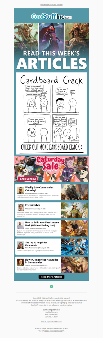 Check out this Week’s Featured Articles + 🐾 Caturday Sale!