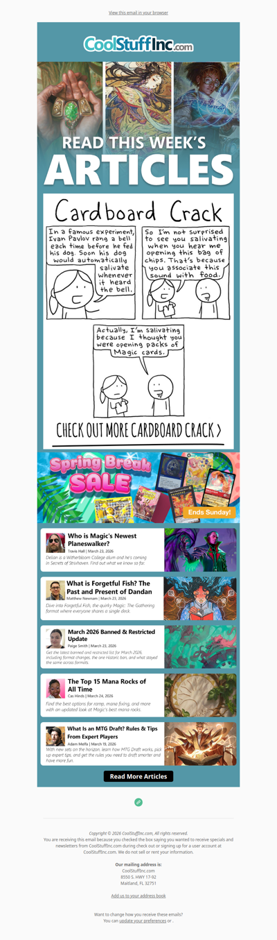 This Week’s Featured Articles +  ☀️ Spring Break Sale! 💦