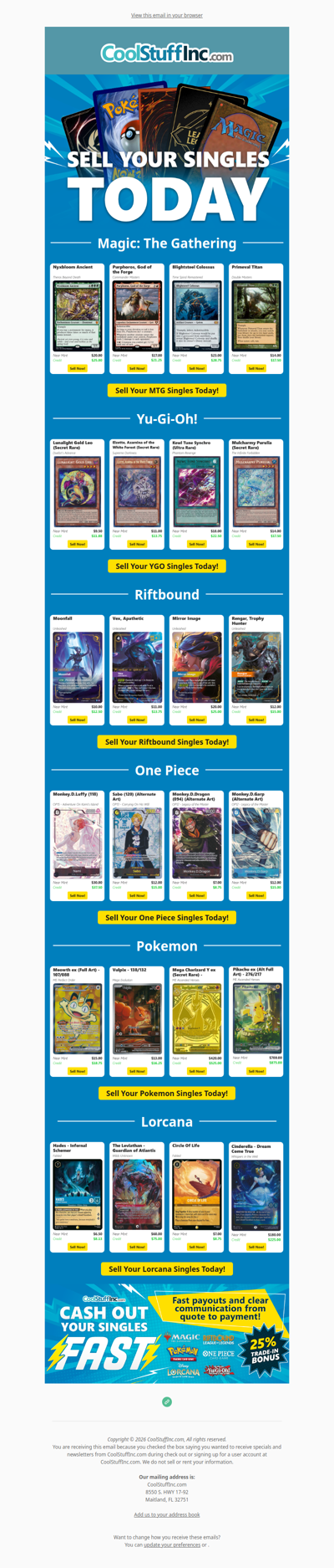 Your Cards Have Entered Their Sell Step