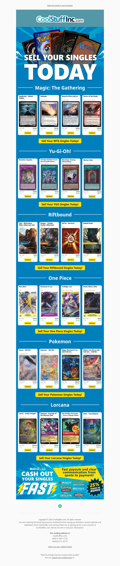 We're Your Favorite Card-Buyer's Favorite Card Buyer 💰