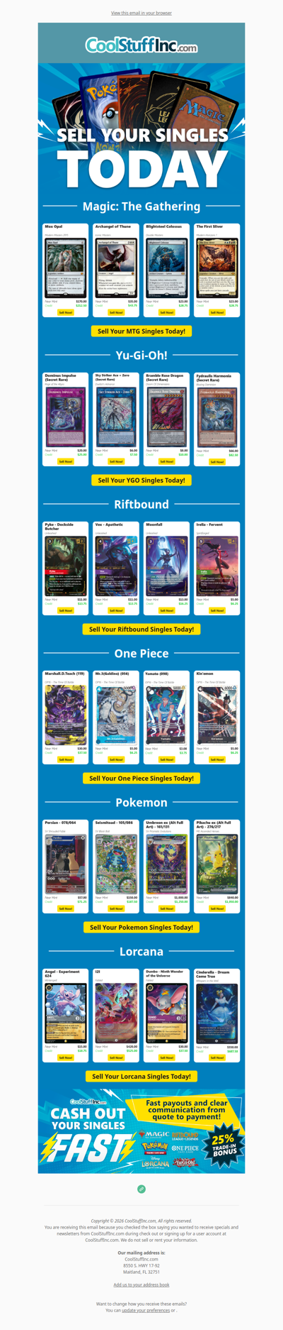 High EV Play: Sell Your Cards 💰