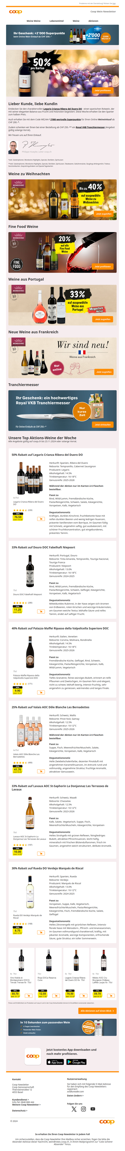 50% auf Legaris Ribera del Duero