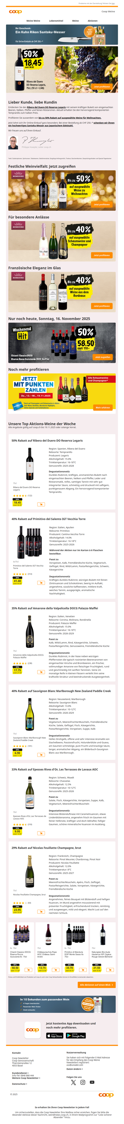 50% auf Ribera del Duero DO Reserva Legaris