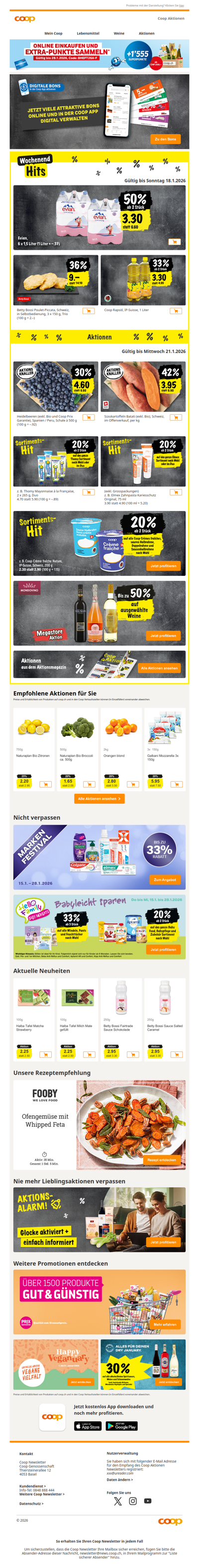 🔥 Profitieren mit attraktiven Bons