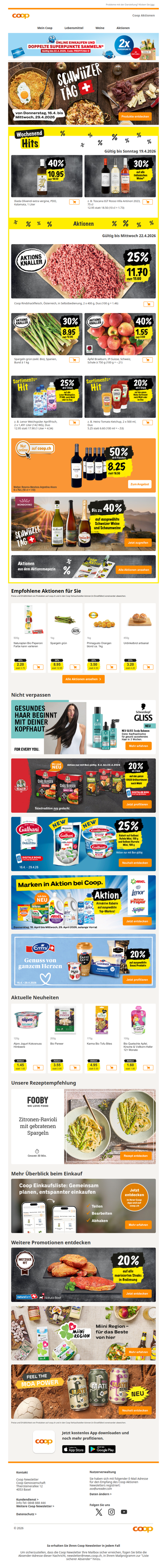 Schwiizer Täg: Regionale Produkte entdecken