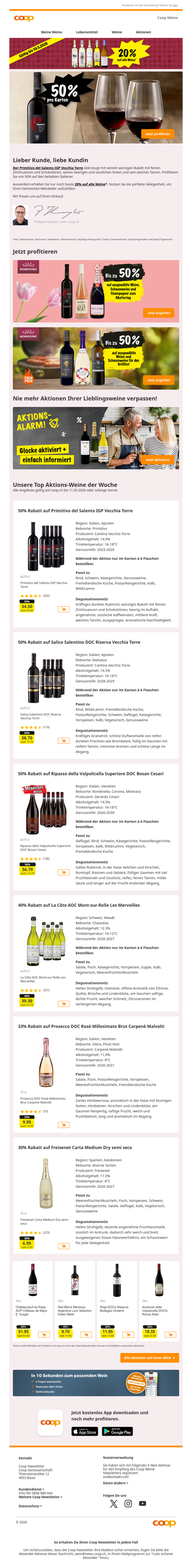 50% auf Primitivo del Salento IGP Vecchia Torre