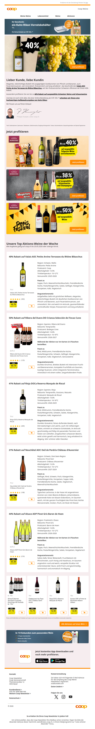 40% auf Valais AOC Petite Arvine Terrasses du Rhône Bibacchus