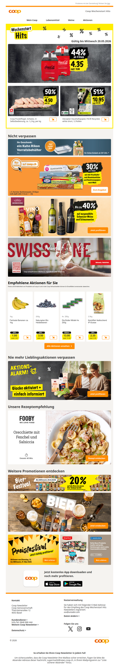 44% auf Coca-Cola 4x90cl ab 2 Stk. – jetzt zugreifen!