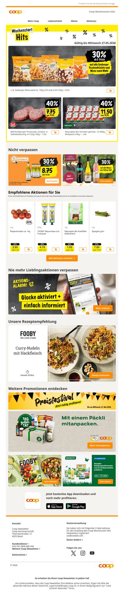 30% auf Seeberger Trockenfrüchte & Nüsse ab 2 Stk. 🥜