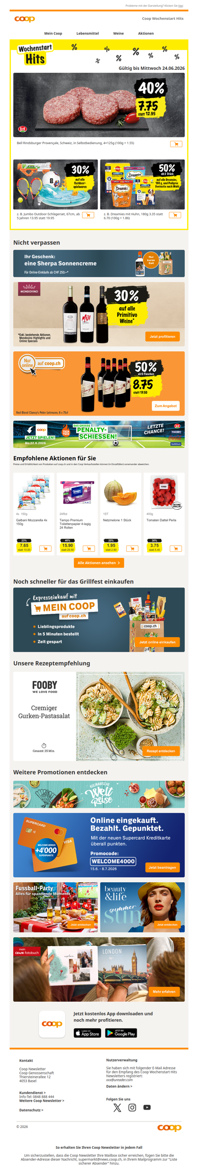 40% auf Bell Burger Provençale 🍔 – nur bis Mittwoch