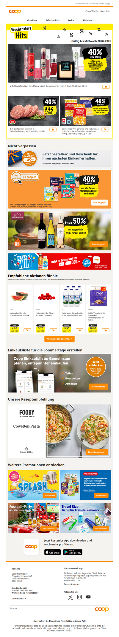 💄 40% auf Maybelline, Essie & L'Oréal